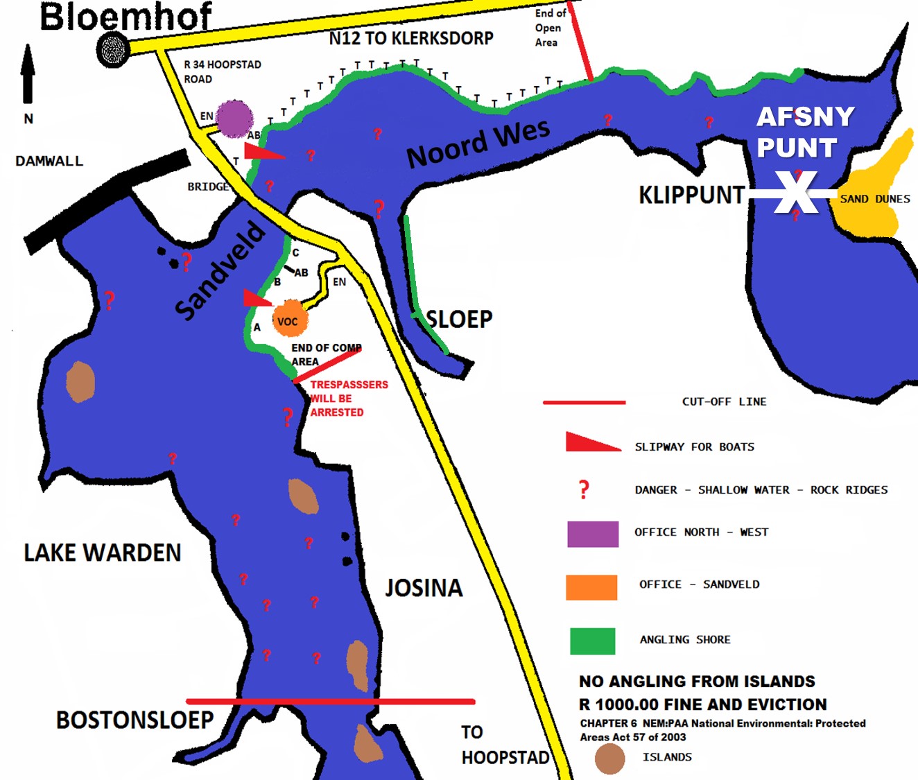 Bloemhof Map